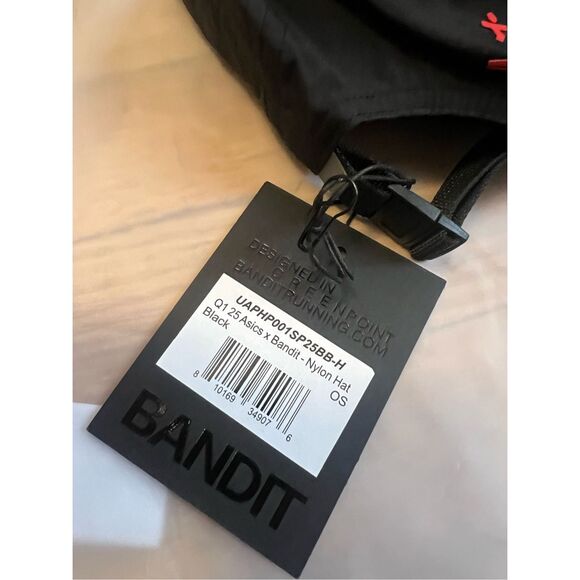 BANDIT RUNNING - NYLON RUN HAT, BLACK - BANDIT X ASICS - Picture 6 of 8